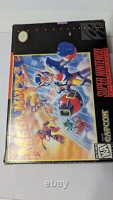 Mega Man X3 Megaman (Super Nintendo SNES 1997) COMPLET CIB Authentique