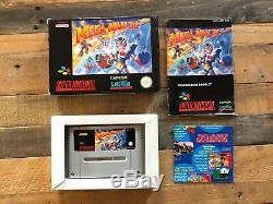 Mega Man X3 Pal Super Nintendo, Snes, Vendeur Américain, Complet Avec Box Et Manuel Cib