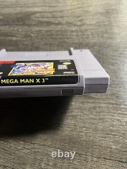 Mega Man X3 (Super Nintendo, 1996) Testé Authentique Cartouche de jeu SNES uniquement