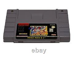 Mega Man X3 Super Nintendo, 1997snescartouche De Jeu D'oem Authentique L@@k Rare
