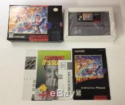 Mega Man X3 Super Nintendo Snes Cib Capcom 100% Complete Ex-nm Rare Condition