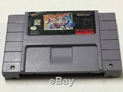 Mega Man X3 (super Nintendo, 1997 Snes) Testé 100% Authentique Marqueur Noir