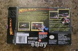 Mega Man X3 (super Nintendo, Snes), 1995 Boîte Complète, Jeu, Plateau, Manuel