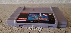 Mega Man X 1 Super Nintendo SNES Jeu vidéo Majesco CIB Boîte complète Manuel