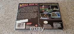 Mega Man X 1 Super Nintendo SNES Jeu vidéo Majesco CIB Boîte complète Manuel