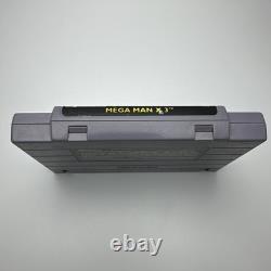 Mega Man X 3 Cartouche SNES Super Nintendo uniquement Jeu Capcom AUTHENTIQUE ! Classique