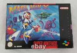 Mega Man X Dans Ovp Mit Anleitung Spiel Für Super Nintendo Snes / Pal