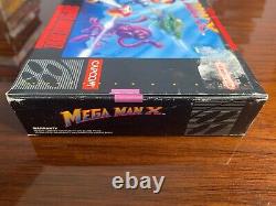 Mega Man X Pour Super Nintendo Authentic Complet Cib Snes Capcom Megaman