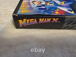 Mega Man X SNES Super Nintendo Complet CIB, en Excellent État et Testé