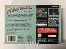 Mega Man X Snes Super Nintendo Aus Pal Boxed Rare Complete