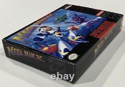 Mega Man X Super Nintendo Snes Cib 100% Complet Près De La Monnaie