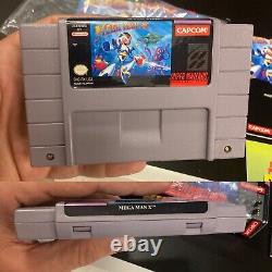 Mega Man X Super Nintendo Snes Complet! - C'est Quoi, Ça? Authentique! Rare! Carte Régulatrice! Testés