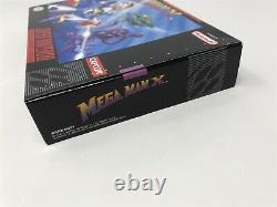 Mega Man X Super Nintendo Snes Complet Dans La Boîte CIB RARE Bon