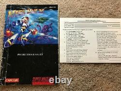 Mega Man X (super Nintendo Snes) Complet Cib Avec Magazine