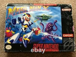 Mega Man X (super Nintendo Snes) Complet Cib Avec Magazine