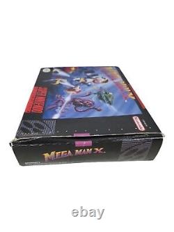 Mega Man X (super Nintendo, Snes) - Complet Dans La Boîte - Authentic