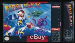 Mega Man X (système De Divertissement Super Nintendo Snes, 1994) À L'état Neuf Scellé