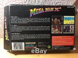 Megaman X2 Super Nintendo Snes Pal Original Et Complet Manuel Españolizado