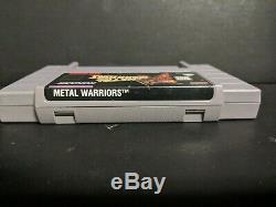 Metal Warriors (super Nintendo) Snes Complète Boxed Cib Fair Good Manuel Box