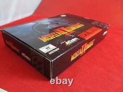 Mortal Kombat II Super Nintendo SNES COMPLET avec boîte manuel jeu FONCTIONNE