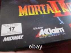 Mortal Kombat II Super Nintendo SNES COMPLET avec boîte manuel jeu FONCTIONNE