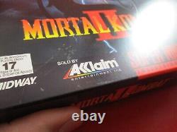 Mortal Kombat II Super Nintendo SNES COMPLET avec boîte manuel jeu FONCTIONNE