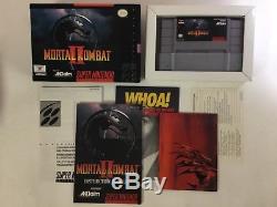 Mortal Kombat + Ultimate + 3 + II Super Lot Nintendo Snes Cib Complet Nm