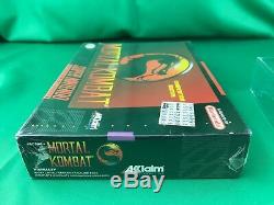 Mortal Kombat (super Nintendo Snes) Nouvelle Usine Scellé, Etui Protecteur