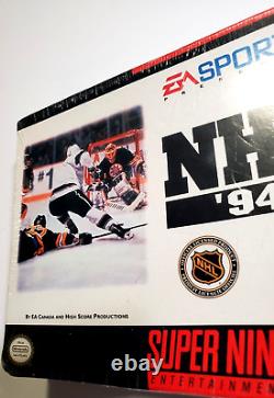 NHL 94 (super Nintendo Entertainment System, 1993) Snes Factory Seeled! Royaume