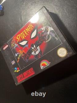 NOUVEAU Spiderman la série animée Super Nintendo SNES PAL Non utilisé Non ouvert RARE