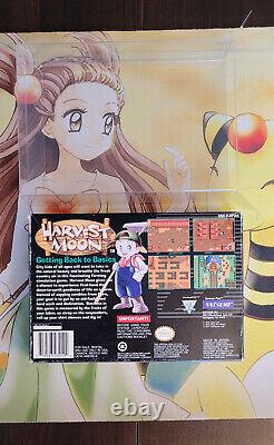 NTSC-U/C SNES Harvest Moon pour Super Nintendo Proche de CIB Vendeur Canadien