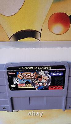 NTSC-U/C SNES Harvest Moon pour Super Nintendo Proche de CIB Vendeur Canadien