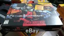 New Killer Instinct Sealed 1995 Super Nintendo Snes Version Originale Marque Nouveau