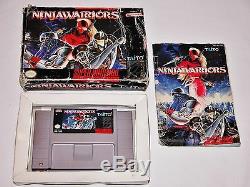 Ninja Warriors Complete In Box Game Pour Le Système Snes Cib De Super Nintendo Console