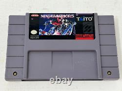 Ninja Warriors (Super Nintendo SNES) Authentique.