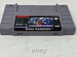 Ninja Warriors (Super Nintendo SNES) Authentique.