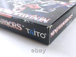 Ninja Warriors Super Nintendo SNES Authentique CIB Rare Lire les notes Condition de la boîte