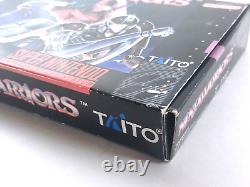 Ninja Warriors Super Nintendo SNES Authentique CIB Rare Lire les notes Condition de la boîte