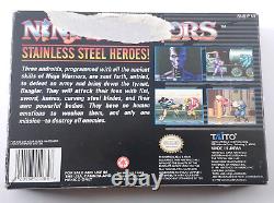 Ninja Warriors Super Nintendo SNES Authentique CIB Rare Lire les notes Condition de la boîte