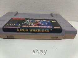 Ninja Warriors Super Nintendo Snes Authentic Tested Rare Game Cartridge
