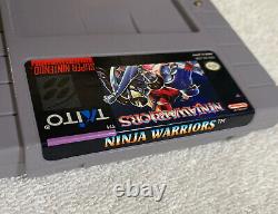 Ninja Warriors Super Nintendo Snes Cartouche De Jeu Seulement Authentique Testée