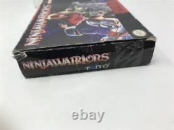 Ninja Warriors Super Nintendo Snes Complet en boîte CIB JEU RARE