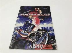 Ninja Warriors Super Nintendo Snes Complet en boîte CIB JEU RARE