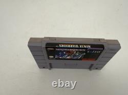 Ninja Warriors Taito Super Nintendo SNES Cartouche de Jeu Vidéo Testée Authentique