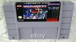 Ninja Warriors (super Nintendo Snes, 1994) Authentic Tested