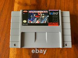Ninja Warriors (super Nintendo Snes, 1994) Rare Testé Authentique