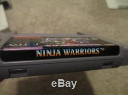 Ninja Warriors (super Nintendo Snes) Complète Cib Rare