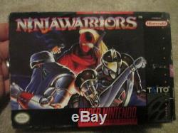 Ninja Warriors (super Nintendo Snes) Complète Cib Rare