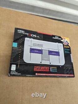 Nintendo 3DS XL Super Nintendo SNES Édition Limitée Complète CIB Avec Jeux