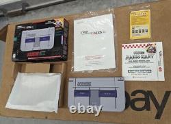 Nintendo 3DS XL Super Nintendo SNES Édition Limitée Complète CIB Avec Jeux